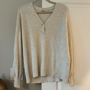 Loft cream sweater - size L